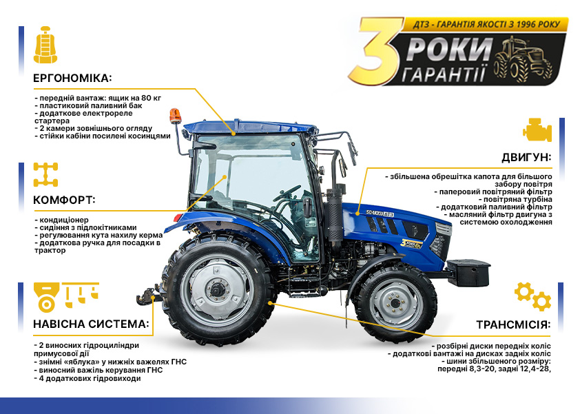 Трактор ДТЗ 504KKU