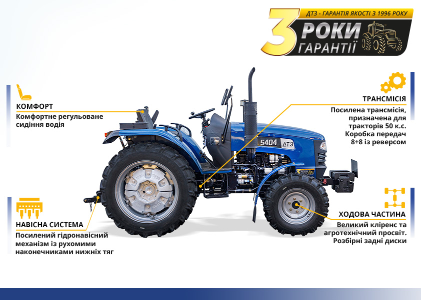 Трактор ДТЗ 5404